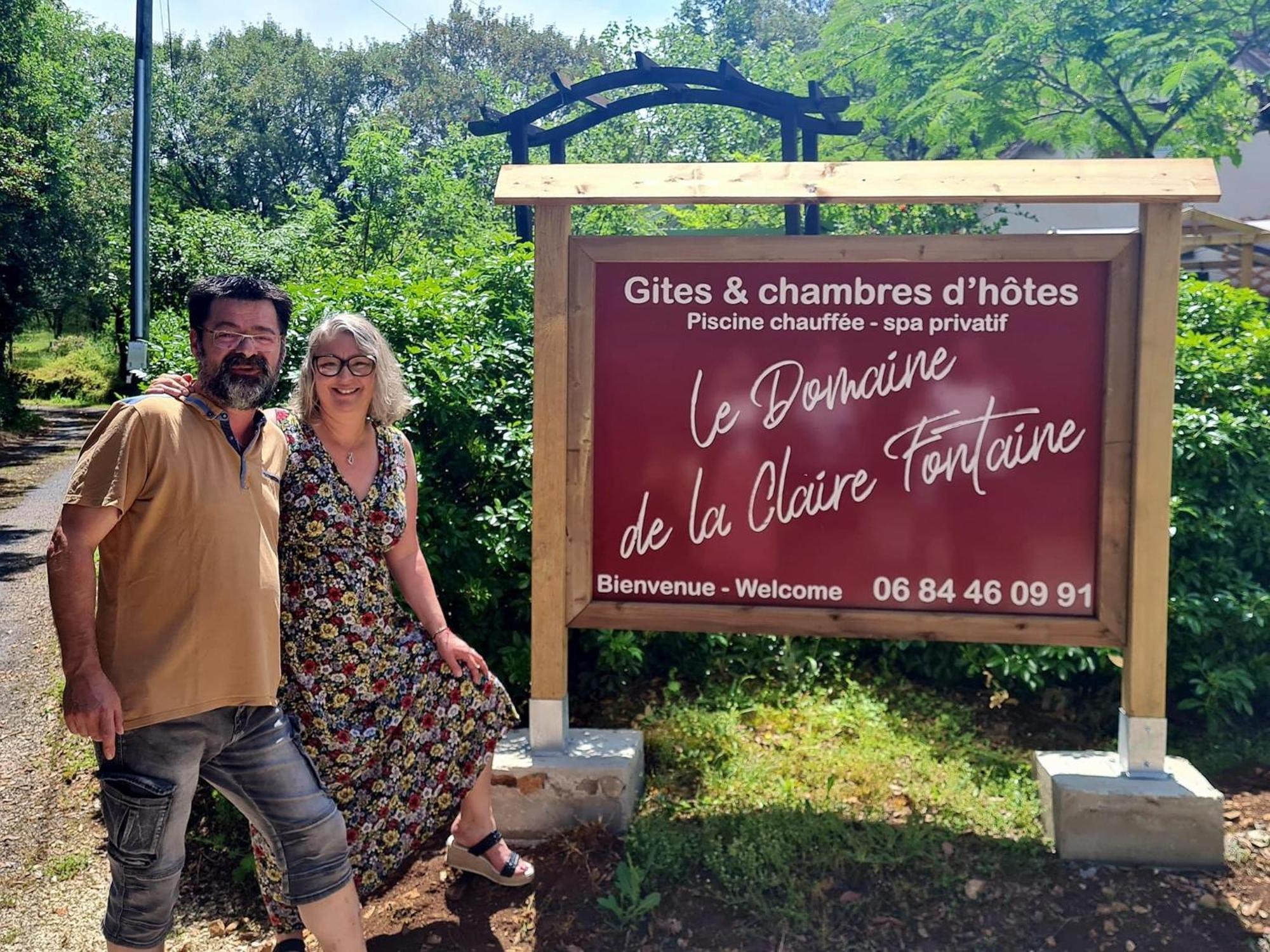 Le Domaine De La Claire Fontaine Gites -Chambres D'Hotes Montvalent Eksteriør bilde